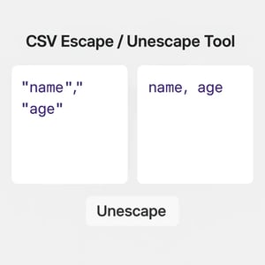 CSV Escape / Unescape